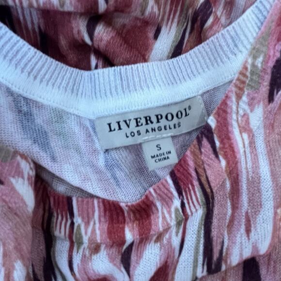 Liverpool Los Angeles Pink Mauve Rose Woven Tank Blouse Top Size XS - Picture 7 of 7